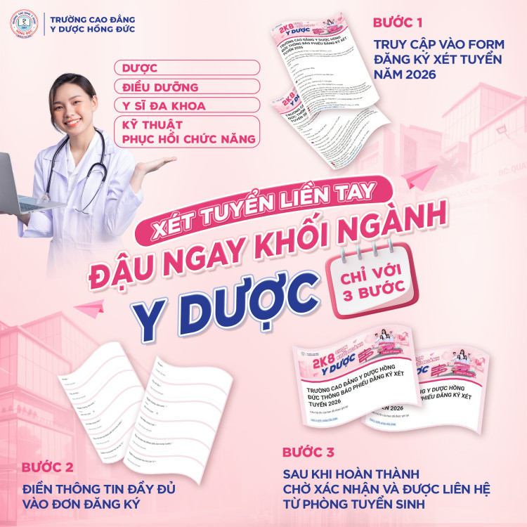 THÔNG BÁO TUYỂN SINH CAO ĐẲNG CHÍNH QUY NĂM HỌC 2026 -2027